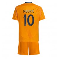 Camiseta Real Madrid Luka Modric #10 Segunda Equipación Replica 2024-25 para niños mangas cortas (+ Pantalones cortos)